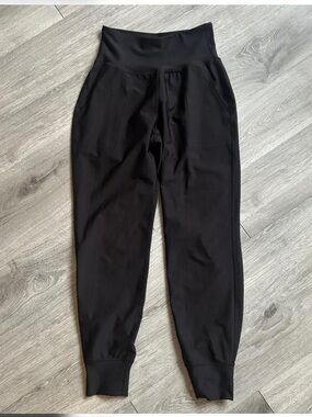 Old Navy Black High-Waist Jogger Track Pants